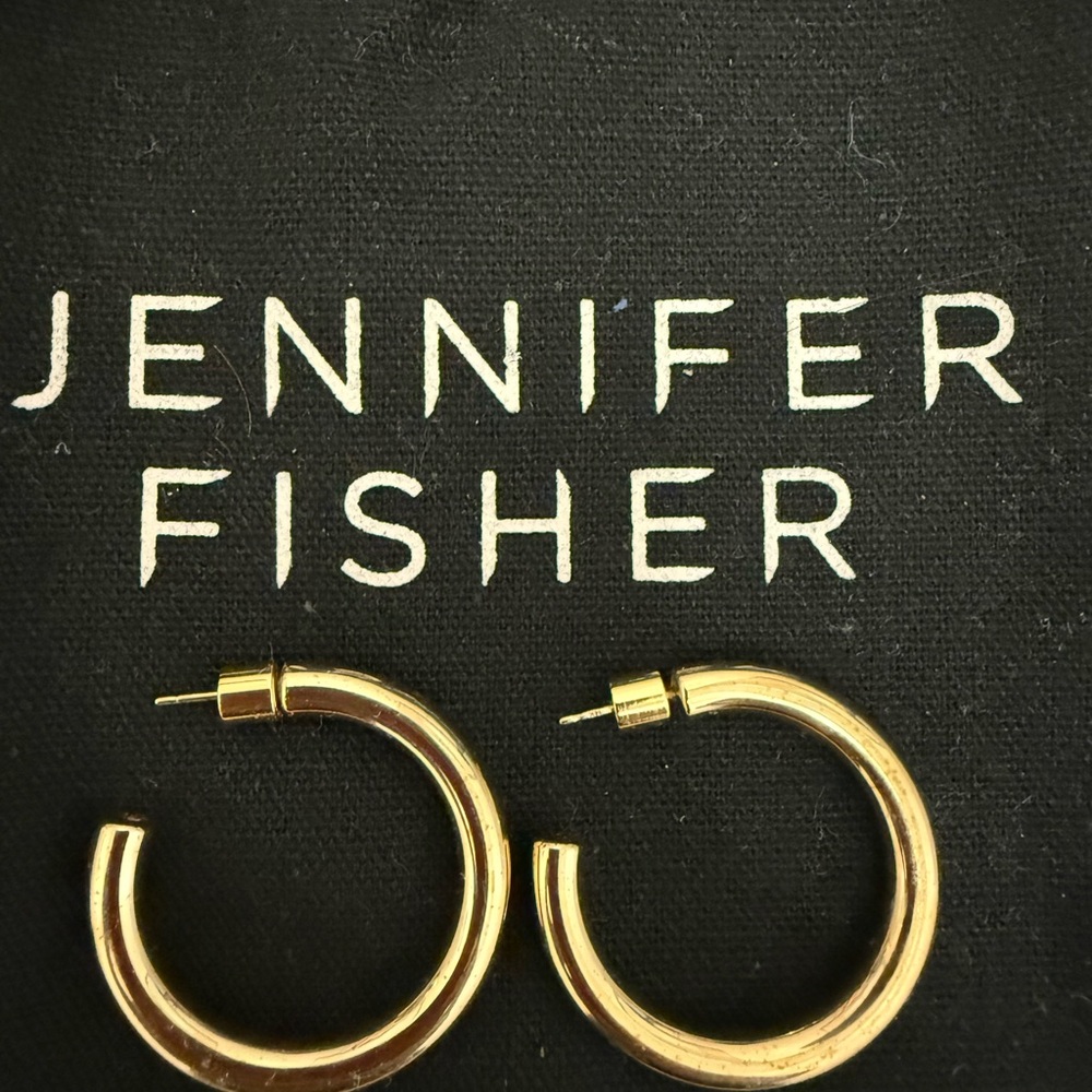 Jennifer Fisher Classic Gold Hoops